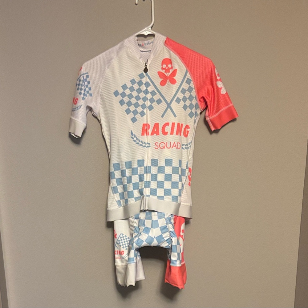 Betty Designs Limited Editon Racing Squad - White, Blue, and Orange XS